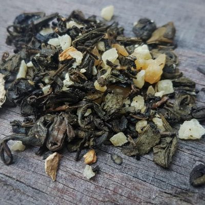 פירות מיובשים טבעיים - ג'ינגר תה ירוק